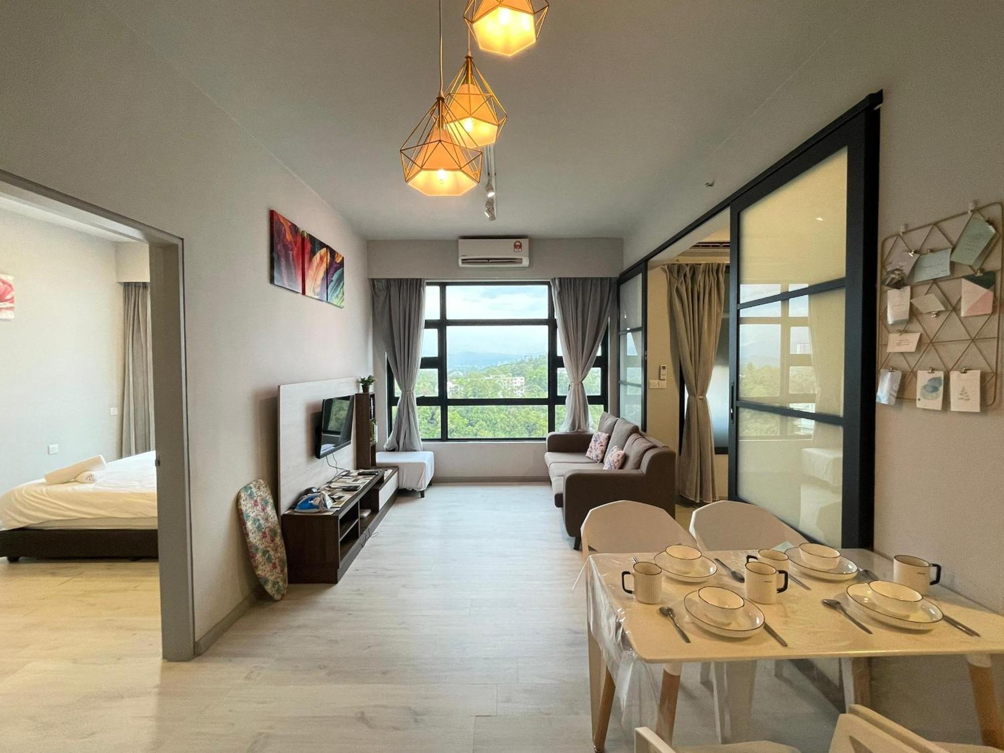 Vv Homestay Jesselton Quay Surla Sabah Mall Kk 亚庇贵赴行馆 Kota Kinabalu Zewnętrze zdjęcie