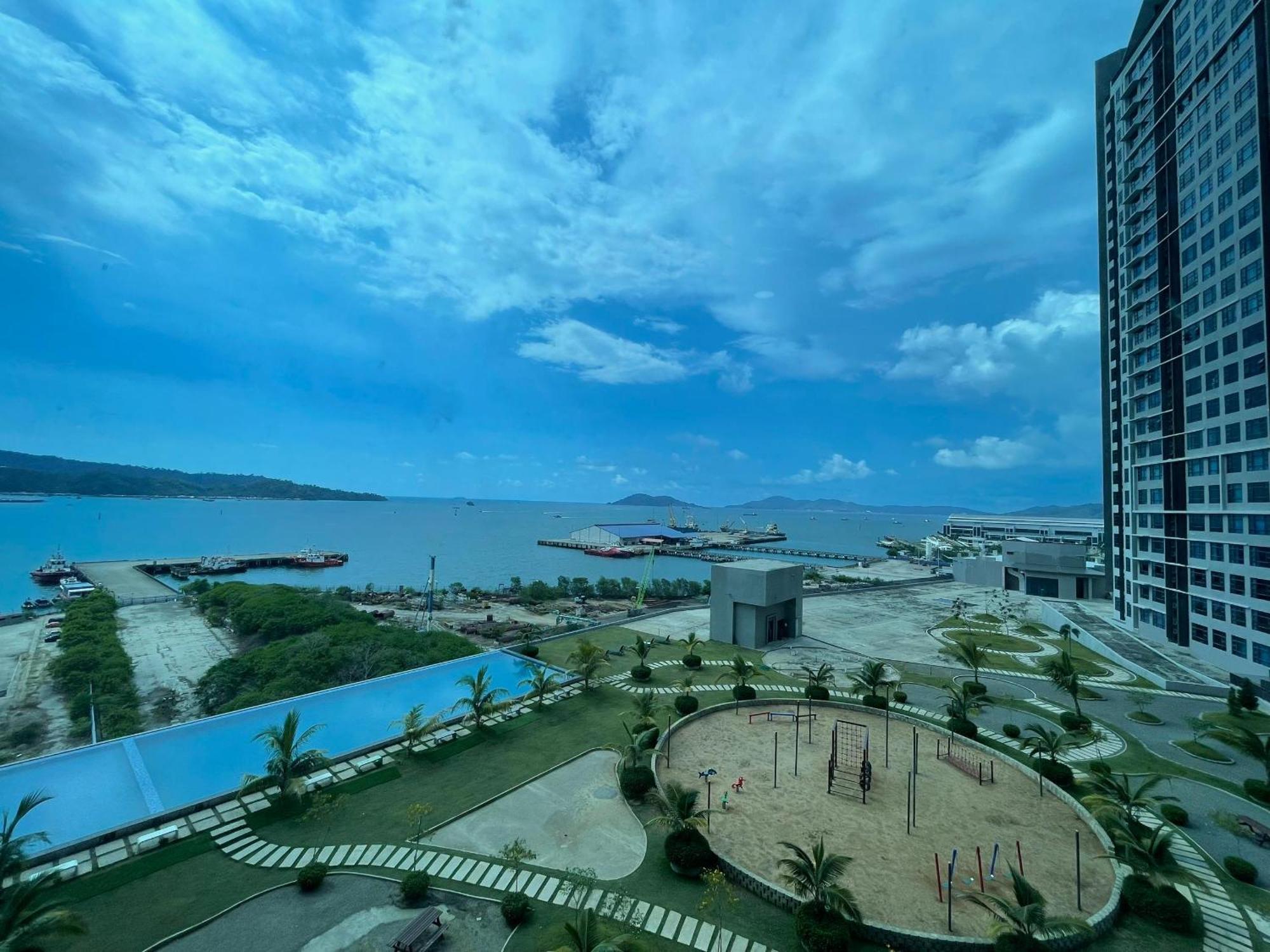 Vv Homestay Jesselton Quay Surla Sabah Mall Kk 亚庇贵赴行馆 Kota Kinabalu Zewnętrze zdjęcie