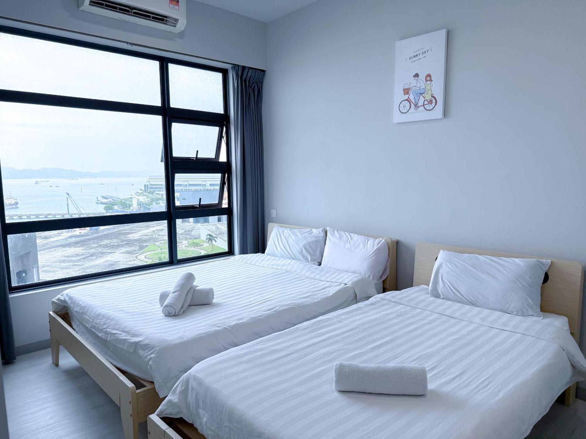 Vv Homestay Jesselton Quay Surla Sabah Mall Kk 亚庇贵赴行馆 Kota Kinabalu Zewnętrze zdjęcie