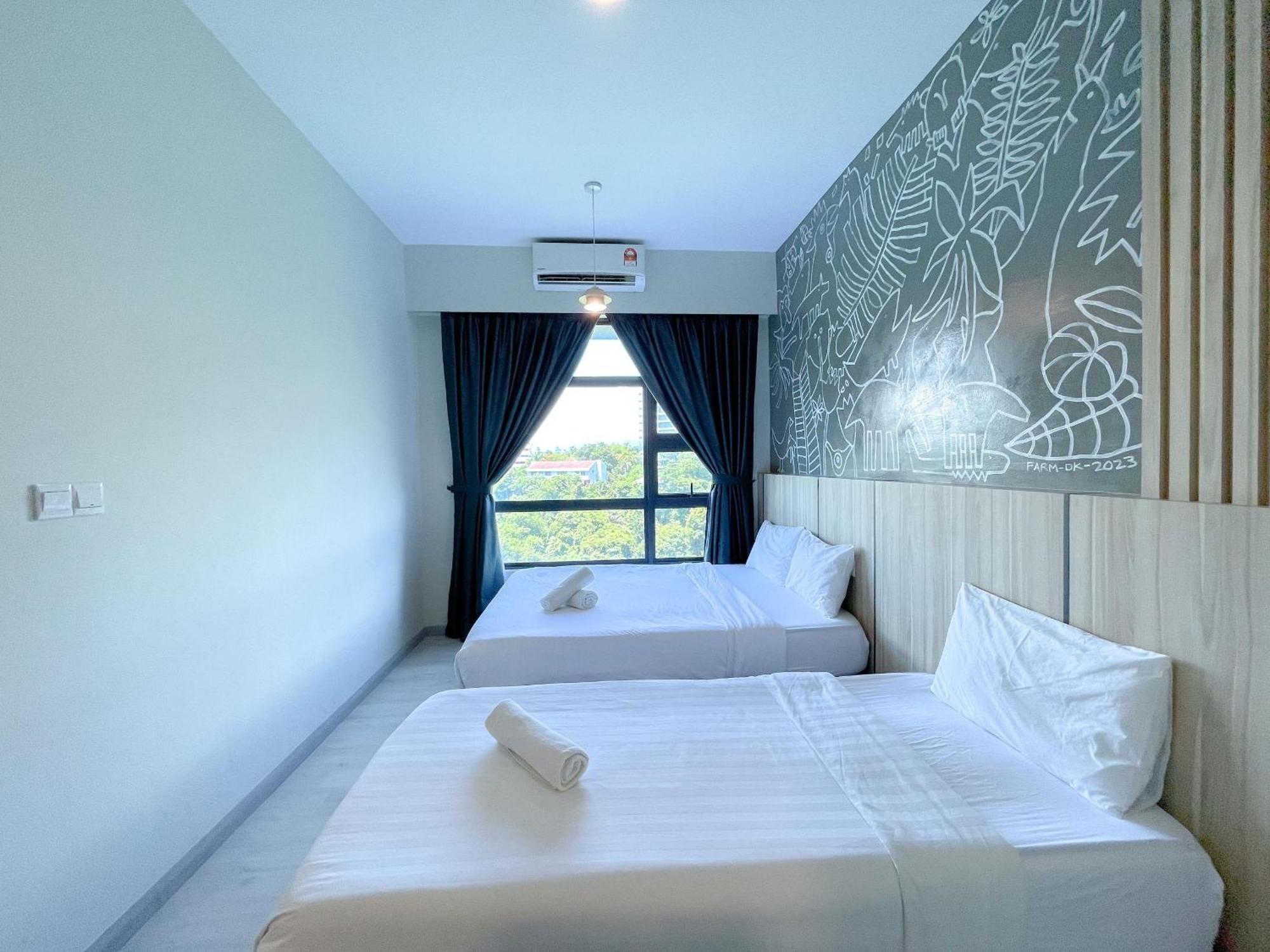 Vv Homestay Jesselton Quay Surla Sabah Mall Kk 亚庇贵赴行馆 Kota Kinabalu Zewnętrze zdjęcie